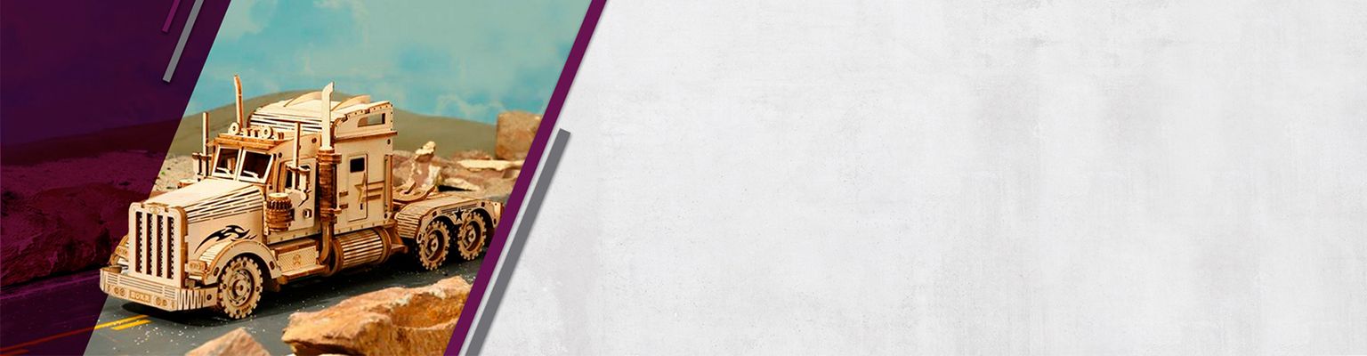 Textbanner Holzpuzzle