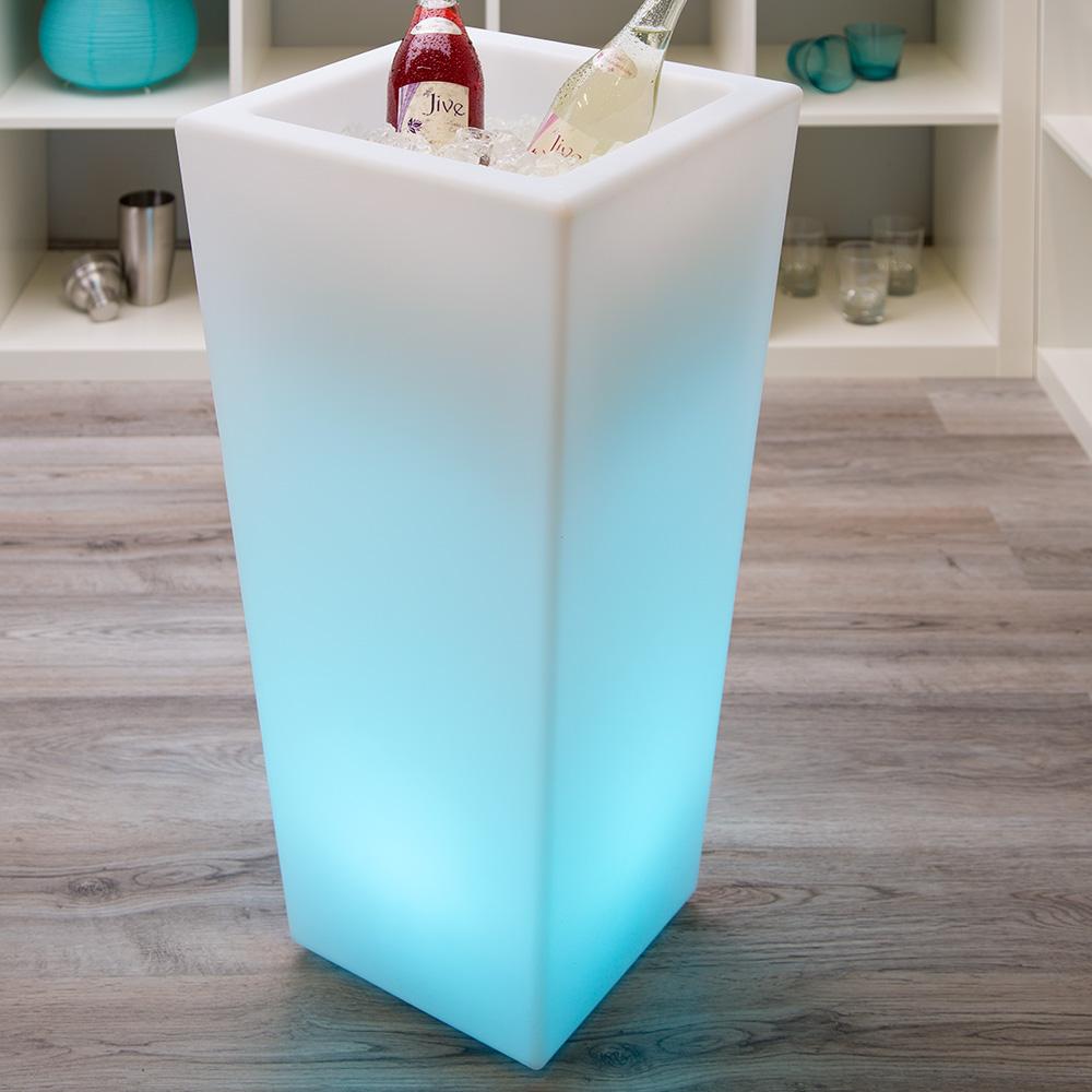 Stilvoller LED Sektkühler