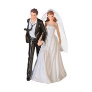 Hochzeitsfigur Running - Brautpaar Figur für Hochzeitstorte