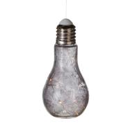 Vorteilspack 2x Dekoleuchte „Glühbirne“ zum Aufhängen mit LED-Lichterkette, inkl. Batterie
