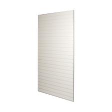 FlexiSlot® Lamellenwand Kachel Silver Frame