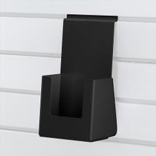 FlexiSlot® Lamellenwand Stahl-Prospektfach Black