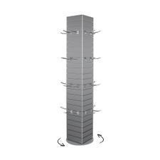 Drehbarer FlexiSlot® Lamellenwand Präsentationstower „York“