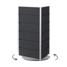 FlexiSlot-Tischtower „Triflex Rotation“