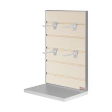 FlexiSlot® Lamellenwand Tischdisplay mit Einzelhaken