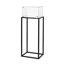 Haubenvitrine „Construct-Black“