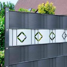 Hart-PVC Deko Sichtschutzstreifen