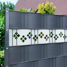 Hart-PVC Deko Sichtschutzstreifen