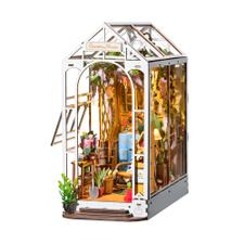 3D-Holzpuzzle Gartenhaus mit LED-Beleuchtung
