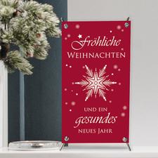 Tischaufsteller mit weihnachtlichem Motiv