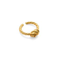 Knotenring Gold, Freundschaftsring, verstellbar