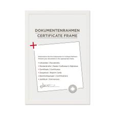 Echtholzrahmen mit Klarglas