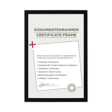 Echtholzrahmen mit Klarglas