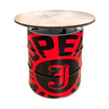 Ölfass Sitztisch „Barrel“
