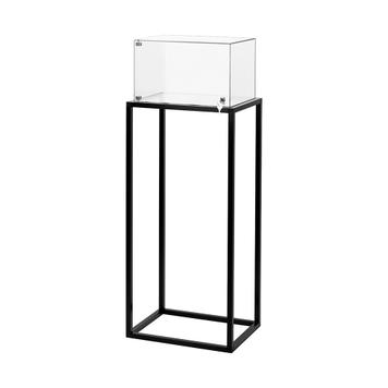 Haubenvitrine „Construct-Black“