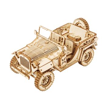 3D-Holzpuzzle Armee-Feldwagen