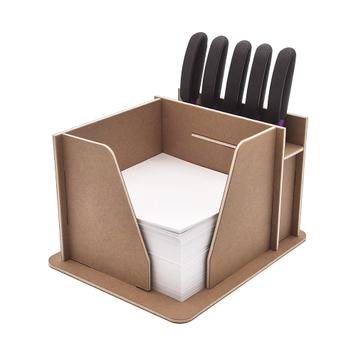 Schreibtisch Organizer mit Zettelbox und Stifthalter