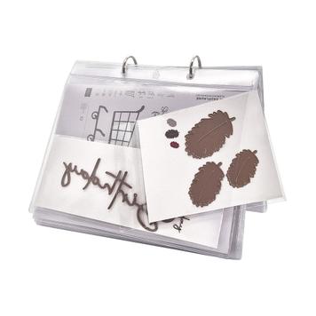 Tisch-Flipchart aus Acryl, Ringbuch DIN A5 quer inkl. 20 Hüllen