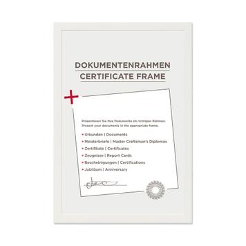 Echtholzrahmen mit Klarglas
