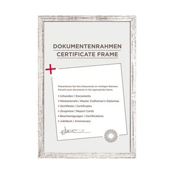 Echtholzrahmen mit Klarglas