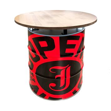 Ölfass Sitztisch „Barrel“