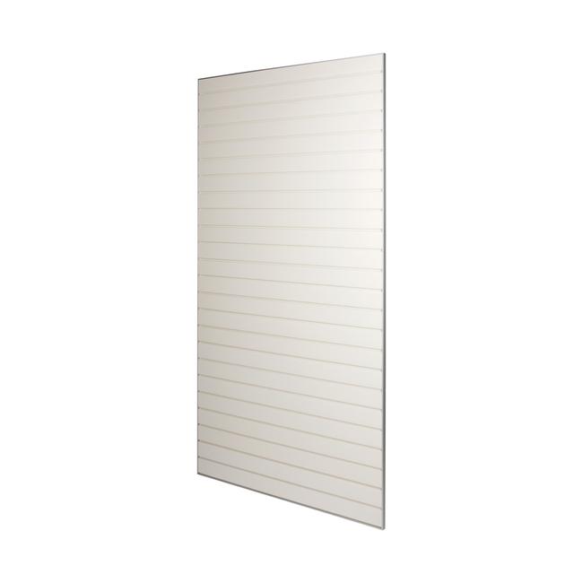 FlexiSlot® Lamellenwand Kachel Silver Frame