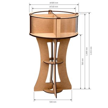 Schütte aus Holz