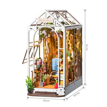 3D-Holzpuzzle Gartenhaus mit LED-Beleuchtung