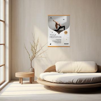 Poster-Klemmschiene „Madera“, Holz