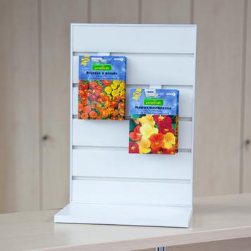 FlexiSlot® Lamellenwand Tischdisplay