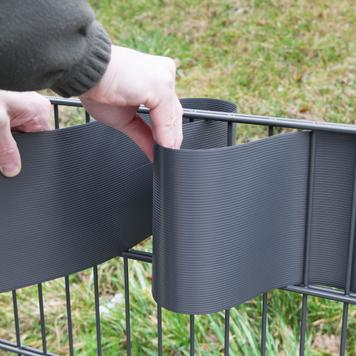 Sichtschutzstreifen aus Hart-PVC - verschiedene Modelle - Vorteilspakete