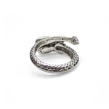 Vintage Drachen Ring Silber 20 mm, verstellbar