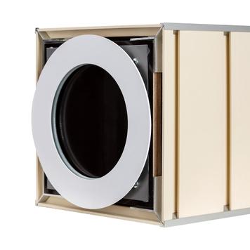 Drehbarer FlexiSlot® Lamellenwand Tischtower „York”