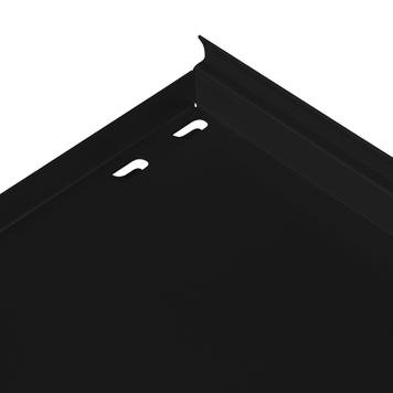 FlexiSlot® Lamellenwand Ablage aus Stahl Black