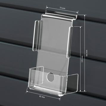 FlexiSlot® Lamellenwand Smartphonehalter „Glabra“