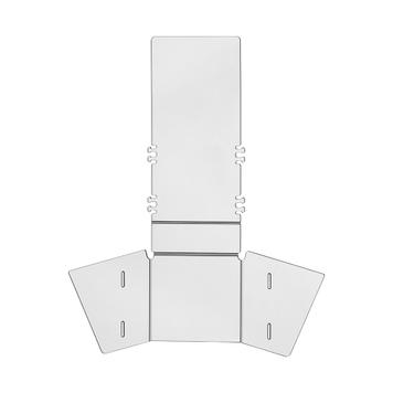 Vorteilspack 5x Prospektständer, Acryl, PETG - zerlegbar