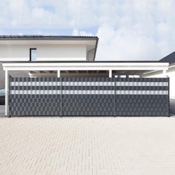 Sichtschutzstreifen aus Hart-PVC - verschiedene Modelle - Vorteilspakete