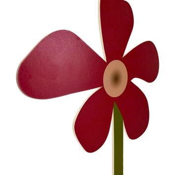 3er Set Deko Blumen aus Karton - verschiedene Ausführungen