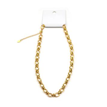 Damen Panzerkette Gold 40 cm