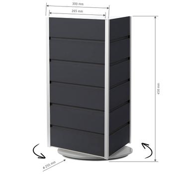 FlexiSlot-Tischtower „Triflex Rotation”