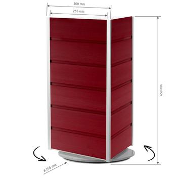 FlexiSlot-Tischtower „Triflex Rotation”