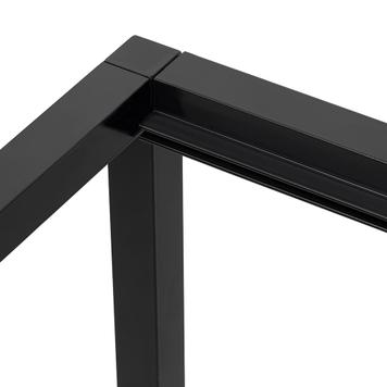 Haubenvitrine „Construct-Black“