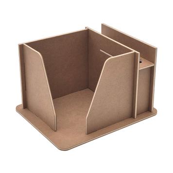 Schreibtisch Organizer mit Zettelbox und Stifthalter