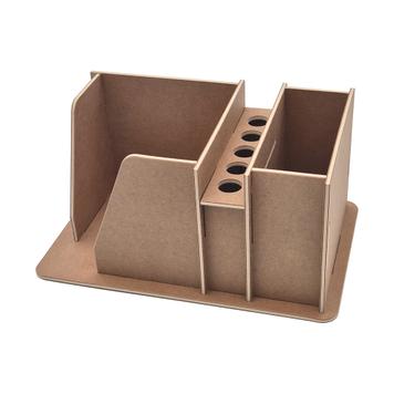 Schreibtisch Organizer mit Zettelbox und Stifthalter