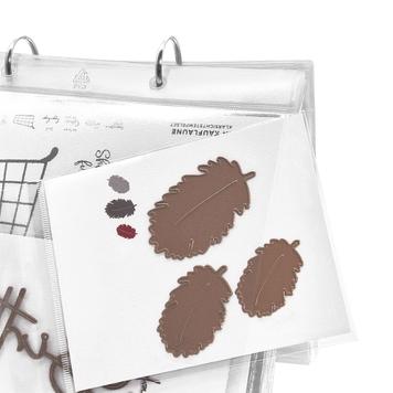 Tisch-Flipchart aus Acryl, Ringbuch DIN A5 quer inkl. 20 Hüllen