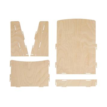 Vorteilspack 5x Prospektständer aus Holz