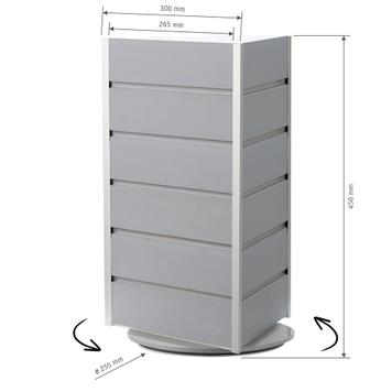 FlexiSlot-Tischtower „Triflex Rotation“