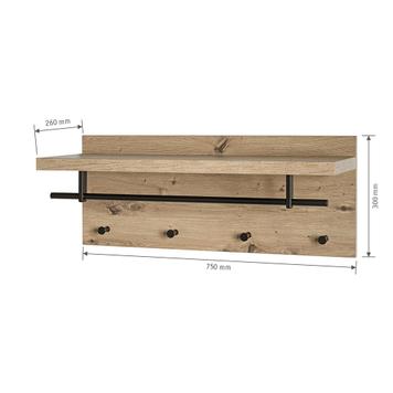 Wandgarderobe „Paula I“