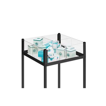 Mobiler Wühltisch „Construct-Black“