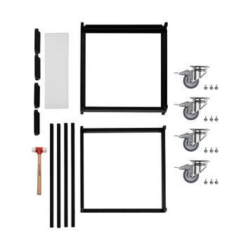 Mobiler Wühltisch „Construct-Black“